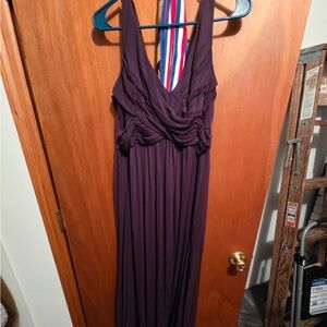 Elegant Purple Maxi Dress